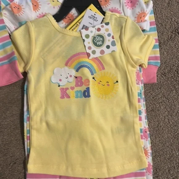 Girls 5-Pieces Toddler Pajamas Sets size 18 - Picture 2 of 5